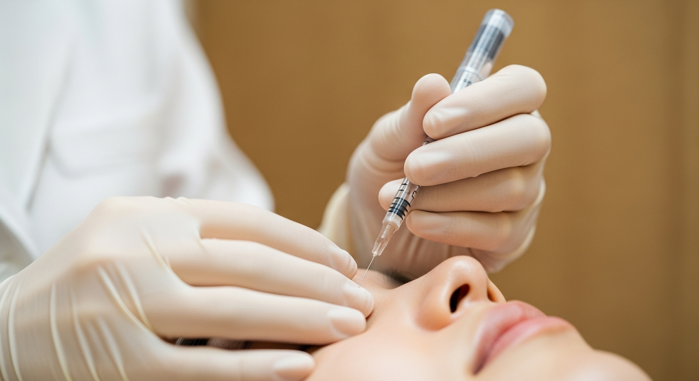 Rejuran micro-injection technique using ultra-fine needles in Korean clinic