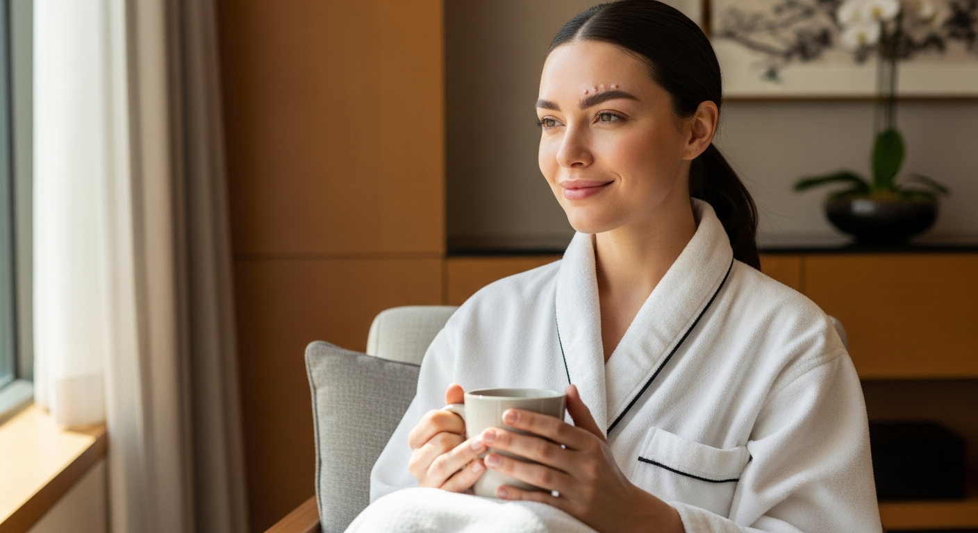 Brow bone reduction recovery process in Korean medical facility